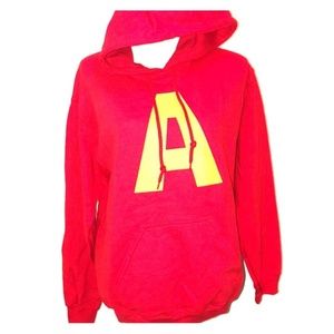 Alvin and the Chipmunks Red Hoodie Sweater